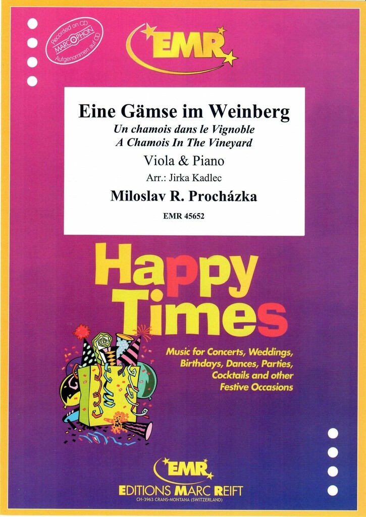 Eine Gämse im Weinberg